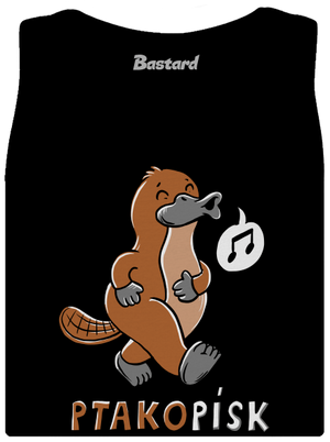 Ptakopísk dámské tílko klasické Black