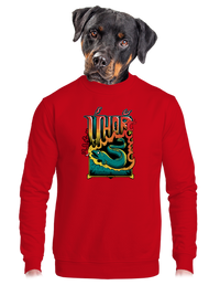 unisex mikina bez kapuce