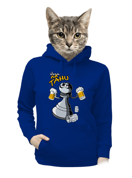 Na tahu dámská mikina klokanka Royal Blue Mal