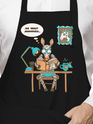 Jak sbalit jednorožce zástěra Black