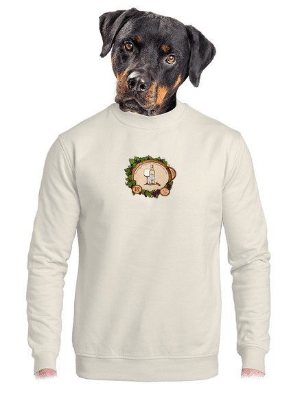 Vinný horoskop: Panna unisex mikina bez kapuce Off White
