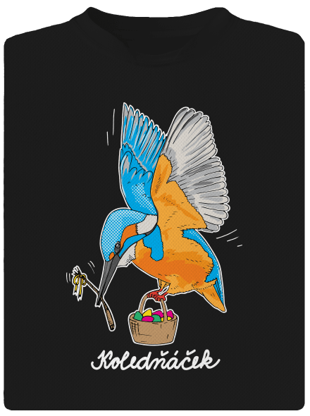 Koledňáček dětské sportovní tričko Black