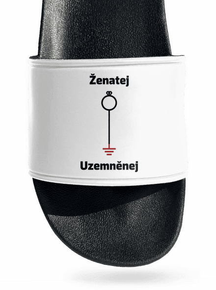 Ženatej a uzemněnej pantofle White