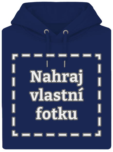 Vlastní potisk unisex mikina premium Navy