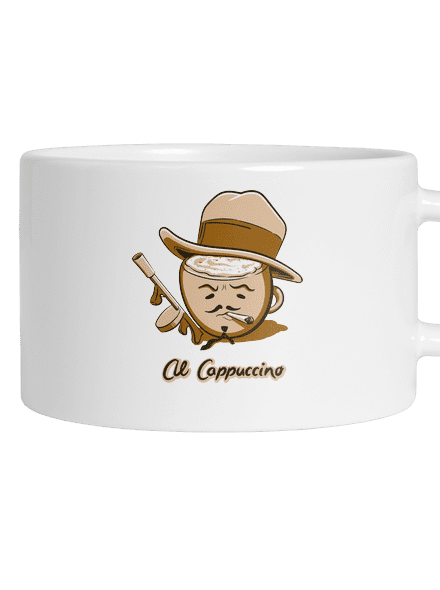 Al Cappuccino hrnek makronka White