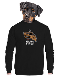 unisex mikina bez kapuce