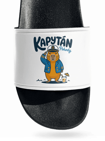 Kapytán pohody pantofle White
