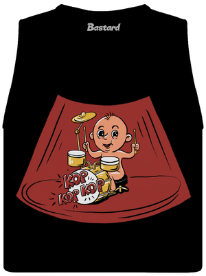 Bubeníček dámské tílko volné Black