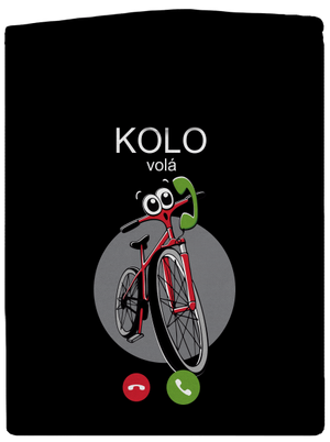 Kolo volá dámská mikina na zip Black