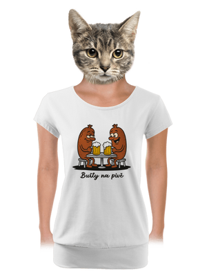 dámské tričko s lemem