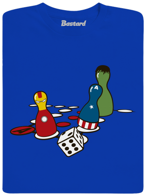 Superhrdino nezlob se pánské dlouhý rukáv Royal Blue