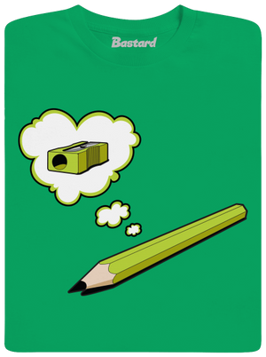 Tužka a Ořezávátko pánské tričko Kelly Green