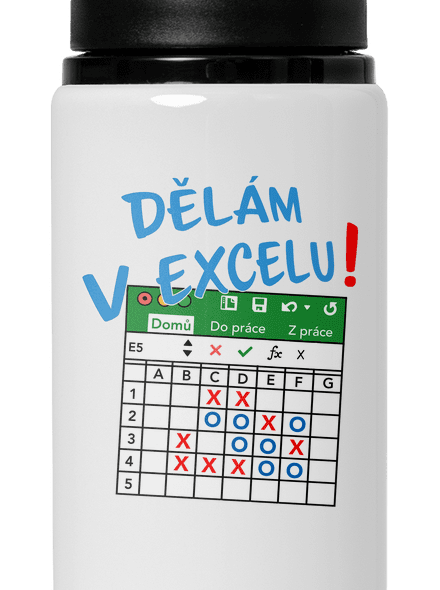 Dělám v Excelu lahev na vodu White