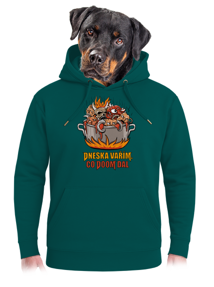 Co Doom dal unisex mikina premium Emerald Green
