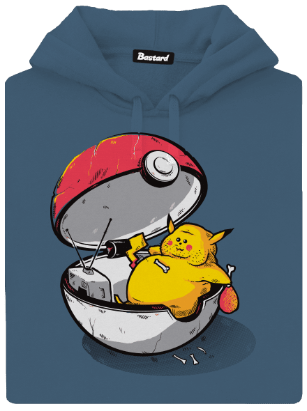 Konec pokémona dámská mikina klokanka Denim