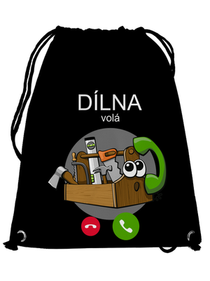 Dílna volá vak Black