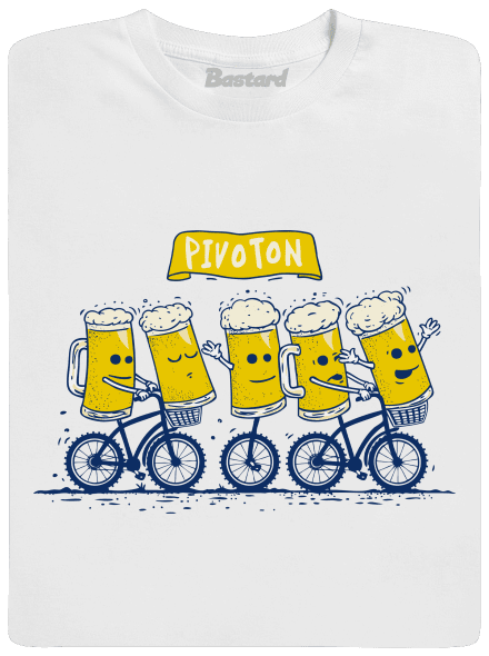 Pivoton pánské tričko White
