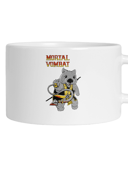 Mortal Vombat hrnek makronka White