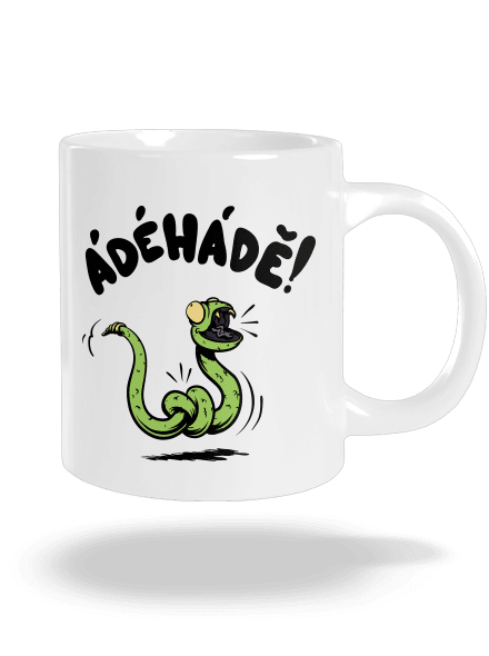 Ádéhádě velký hrnek White