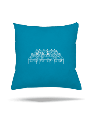 Cimrman: Debil, blbeček polštář Blue Turquoise