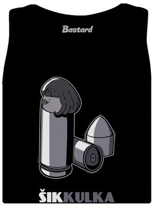 Šikkulka dámské tílko klasické Black