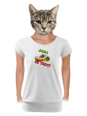 dámské tričko s lemem