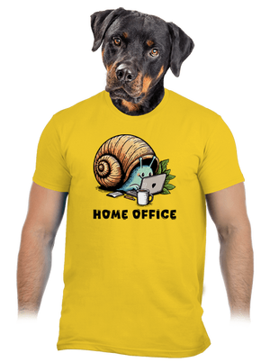 Šnekův home office pánské tričko Gold