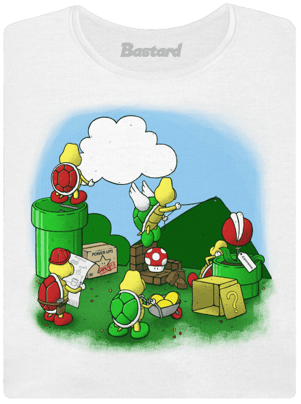 Jak se staví nový level? dámské tričko premium White