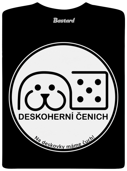 Deskoherní čenich pánské tričko Black