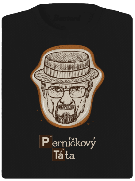 Perníčkový táta a Perníček dámské sportovní tričko Black