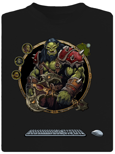 B17: Warcraft pánské sportovní tričko Black