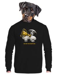 unisex mikina bez kapuce