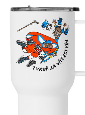Tvrdě za vítězstvím termohrnek White