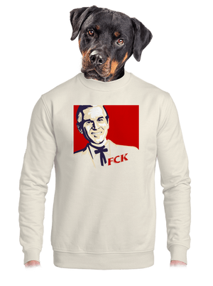 unisex mikina bez kapuce