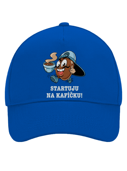 Startuju na kafíčku kšiltovka baseballka Bright Royal