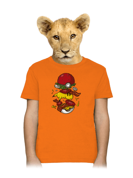 Pokémon burger dětské tričko Orange