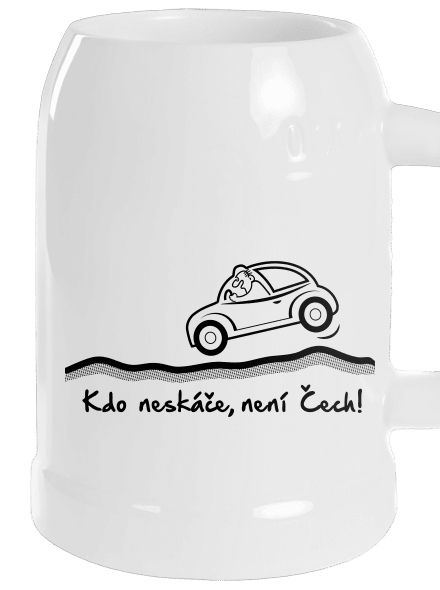 Kdo neskáče půllitr White