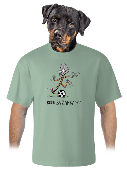 Kopu za zahrádku  unisex tričko oversized Sage