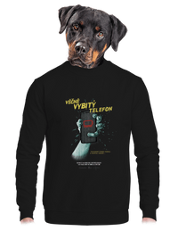 unisex mikina bez kapuce