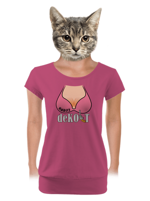 dámské tričko s lemem