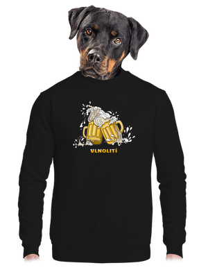 unisex mikina bez kapuce