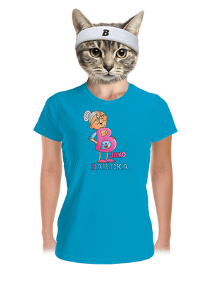 B jako babička dámské sportovní tričko Blue Atol