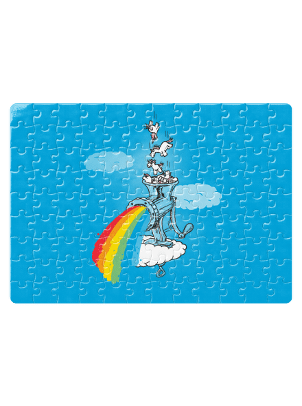 Jak vzniká duha puzzle White