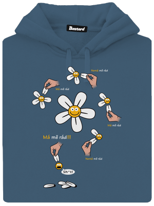 Má mě rád dámská mikina klokanka Denim