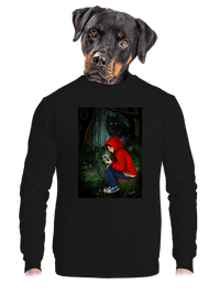 unisex mikina bez kapuce