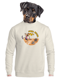 unisex mikina bez kapuce