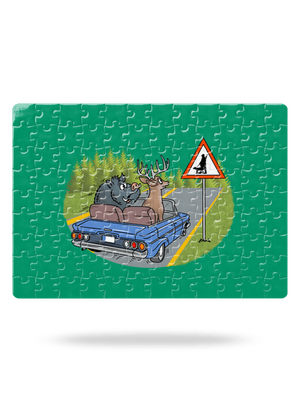 Myslivec puzzle White