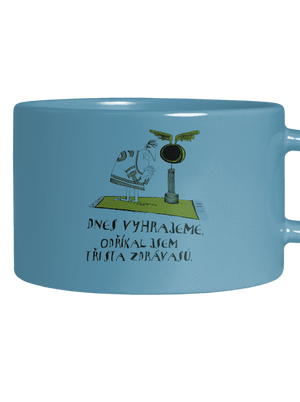 Dnes vyhrajeme hrnek makronka Blue Macaron