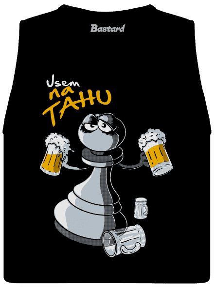 Na tahu dámské tílko volné Black