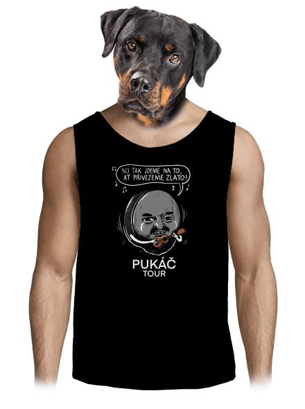 Pukáč tour pánské tílko Black